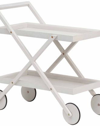 Design House Stockholm Exit Serveringsvagn - Rullvagnar & Serveringsvagnar Ask Vitgrå