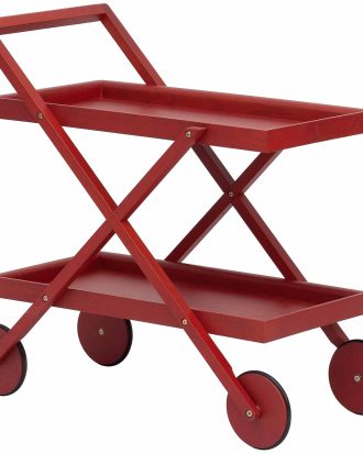 Design House Stockholm Exit Serveringsvagn - Rullvagnar & Serveringsvagnar Ask Röd