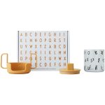 Design Letters Grow With Your Cup Gåvoset - Barnmuggar Tritan Senapsgul