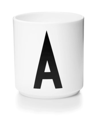 Design Letters Personlig Porslinsmugg A - Tekoppar Benporslin Vit