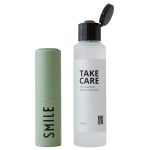 Design Letters Take Care Handsprit + Dispenser Smile - Tvålar Grön