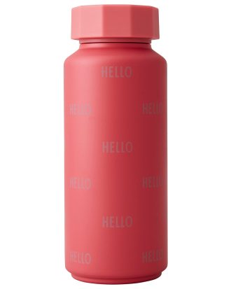 Design Letters Termosflaska 50 Cl Hello - Termosar Rostfritt Stål Rosa