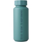 Design Letters Termosflaska 50 Cl To Go To Stay - Termosar Rostfritt Stål Dusty Green