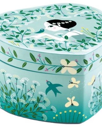 Djeco Speldosa Dancer - Konstglas Trä Rosa