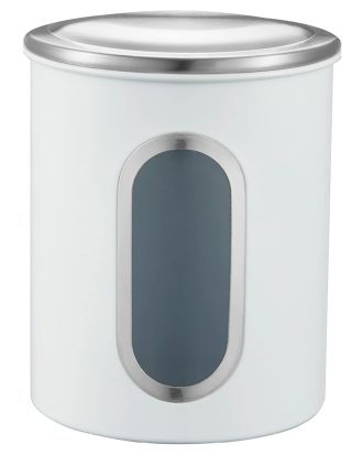 Dorre Burcu Burk - Förvaringsburkar & lock Plåt Vit