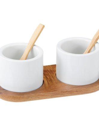 Dorre Sadie Salt- Och Pepparkar - Kryddkvarnar Keramik Vit