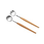 Dorre Sico Salladsbestick 28 Cm - Salladsbestick Rostfritt Stål Trä