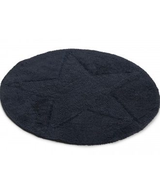 Star navyblå - badrumsmatta