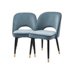 Cliff matstolar blå