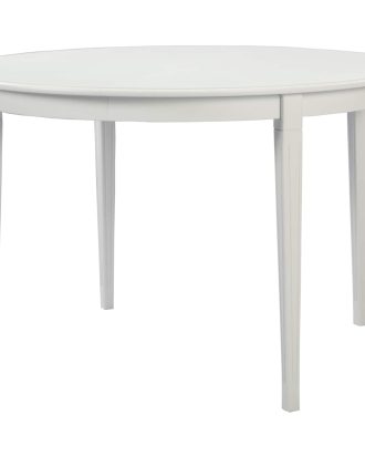 Englesson Stockholm 2.0 Matbord Ø114 Inkl 3 Ilägg - Matbord & Barbord Furu Whitewash