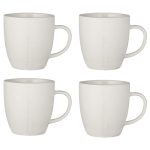 Ernst Citat I Det Enkla Muggar 4-pack - Kaffekoppar Stengods Vit