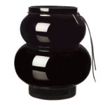 Ernst Curvy vas 21.5x12 Cm - Vaser Glas Svart