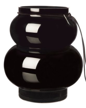 Ernst Curvy vas 21.5x12 Cm - Vaser Glas Svart