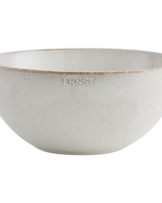 Ernst Skål Keramik Ø17 Cm - Fruktskålar Stengods Natur