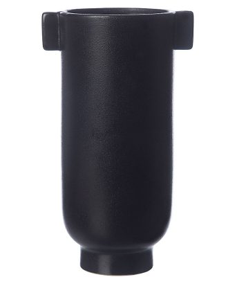 Ernst Vas Med Öron 21x12.5 Cm - Vaser Stengods Svart