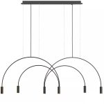 Estiluz Volta L92s.2t-w Pendel / / - Taklampor Aluminium Svart