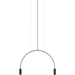 Estiluz Volta T-3535-w Pendel / / - Taklampor Aluminium Svart