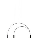 Estiluz Volta T-3536-w Pendel / / - Taklampor Aluminium Svart