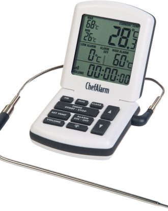 Eti Chefalarm Termometer Vit - Termometrar & Kökstimers Abs-plast