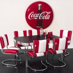 Retro stol swing tvåfärgad /st