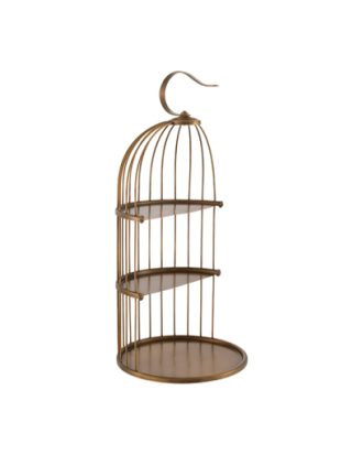 Étagère Tahiti våningsfat antik mässing