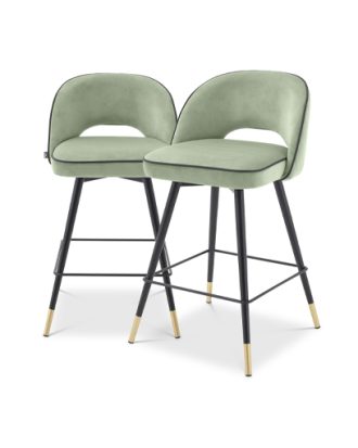Cliff barstolar grön låg