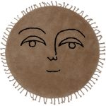 Ferm Living Kids Sun Tuftad matta Stor Naturlig - Barnmattor Ull Natural