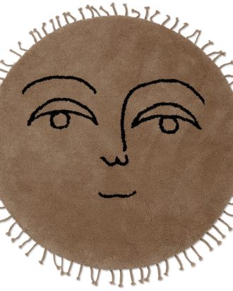 Ferm Living Kids Sun Tuftad matta Stor Naturlig - Barnmattor Ull Natural