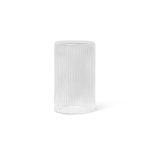 Ferm Living Ripple Dricksglas / Lock 14 Cl - Dricksglas Munblåst Glas Klar