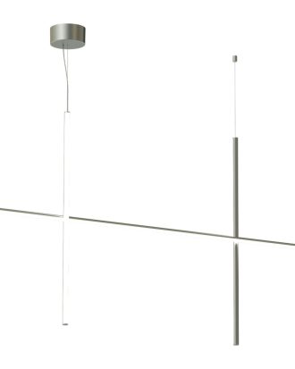 Flos Coordinates S2 Pendel Argent - Taklampor Aluminium Moon