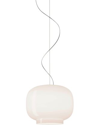 Foscarini Chouchin Bianco 1 Pendel - Taklampor Munblåst Glas Vit