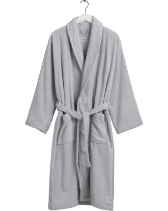 Gant Home Gant Badrock S - Badrockar & tofflor Ekologisk Bomull Ljusgrå
