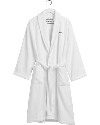 Gant Home Gant Badrock Xl - Badrockar & tofflor Ekologisk Bomull Vit