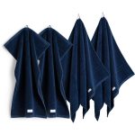 Gant Home Organic Premium Handduk 4-pack - Handdukar & Badlakan Ekologisk Bomull Yankee Blue