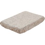 Garbo & Friends Botany Överdrag Till Skötbädd - Barnfiltar Bomullspercale Ljusgrå