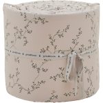 Garbo & Friends Botany Spjälskydd - Barnsängkläder Bomullspercale Ljusgrå