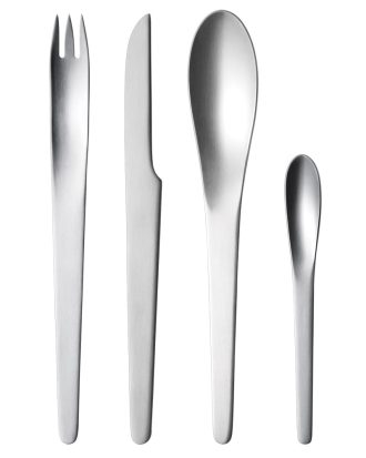 Georg Jensen Arne Jacobsen Bestickset 16-pack Matt - Bestickset Rostfritt Stål