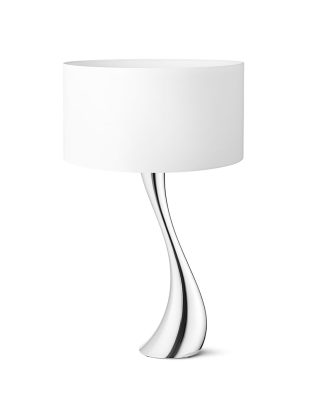 Georg Jensen Cobra Bordslampa 70 Cm - Bordslampor Rostfritt Stål Vit