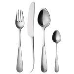Georg Jensen Vivianna Bestickset 16-pack Matt - Bestickset Rostfritt Stål