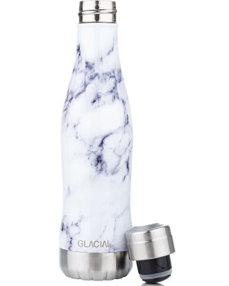 Glacial Vattenflaska 40 Cl - Vattenflaskor & Glasflaskor Rostfritt Stål Vit Marmor