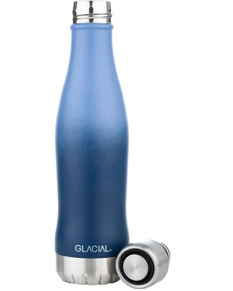 Glacial Vattenflaska 40 Cl Blue Fade - Vattenflaskor & Glasflaskor Rostfritt Stål Blå