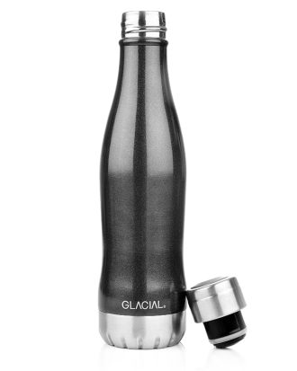 Glacial Vattenflaska 40 Cl - Vattenflaskor & Glasflaskor Rostfritt Stål Black Metallic