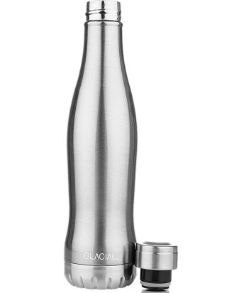 Glacial Vattenflaska Stainless Steel 600ml - Vattenflaskor & Glasflaskor Rostfritt Stål