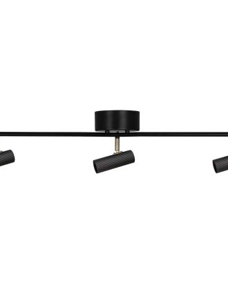 Globen Lighting Hubble 3 Long Taklampa - Plafonder Metall Svart