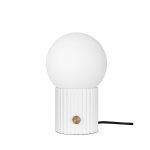 Globen Lighting Hubble Bordslampa 22 Cm - Bordslampor Polyresin Vit