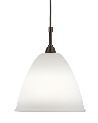 Gubi Bestlite Bl9 M Pendel Black Brass/bone China - Taklampor Svart