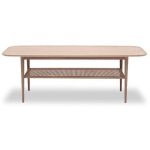 Haslev Athene Soffbord 60x150 Cm / Rotting - Soffbord Ek Vitoljad Ek