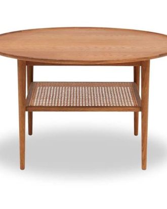 Haslev Athene Soffbord 90 Cm / - Soffbord Rotting Oljad Ek