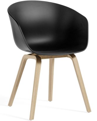 Hay Aac 22 Stol Vattenbaserad Lackad / - Stolar Ek Svart