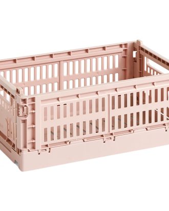 Hay Colour Crate Förvaringslåda S 17x26,5 Cm - Boxar & Askar Återanvänd Plast Blush